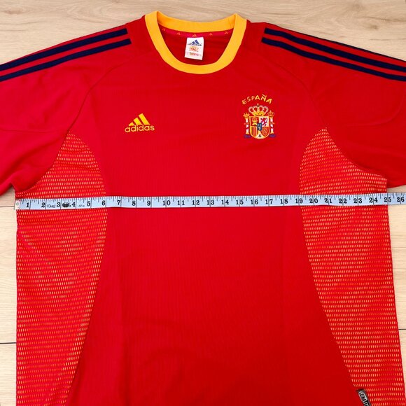 Vintage Adidas 2002 España National Soccer Jersey Home Kit XL / Rare Collectible - Picture 13 of 16